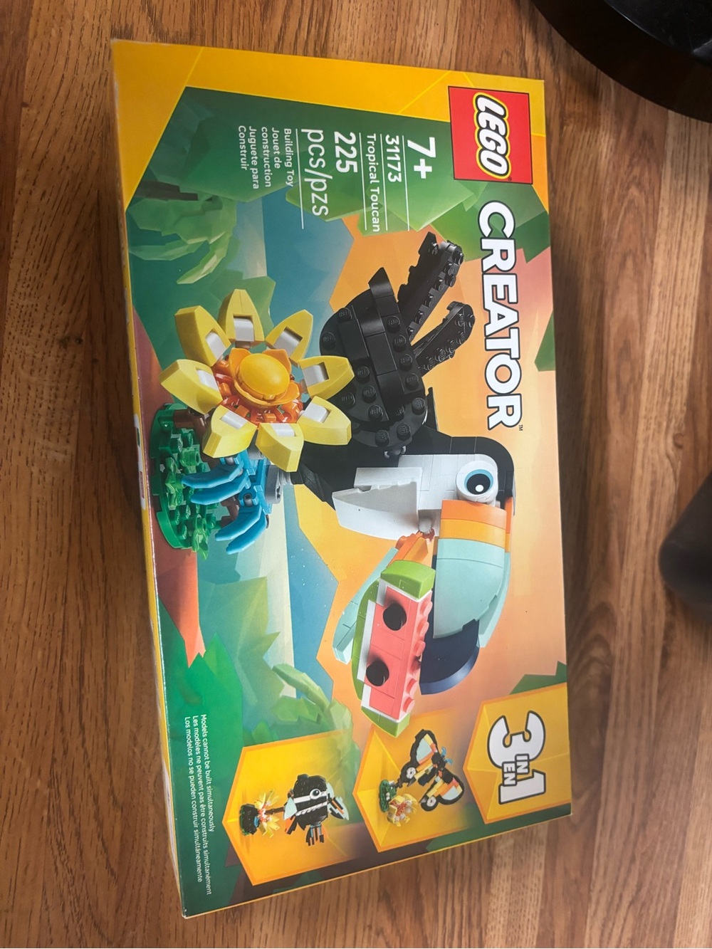 Lego Creator Toucan Building Set - Black, Yellow, Orange, Blue, Green